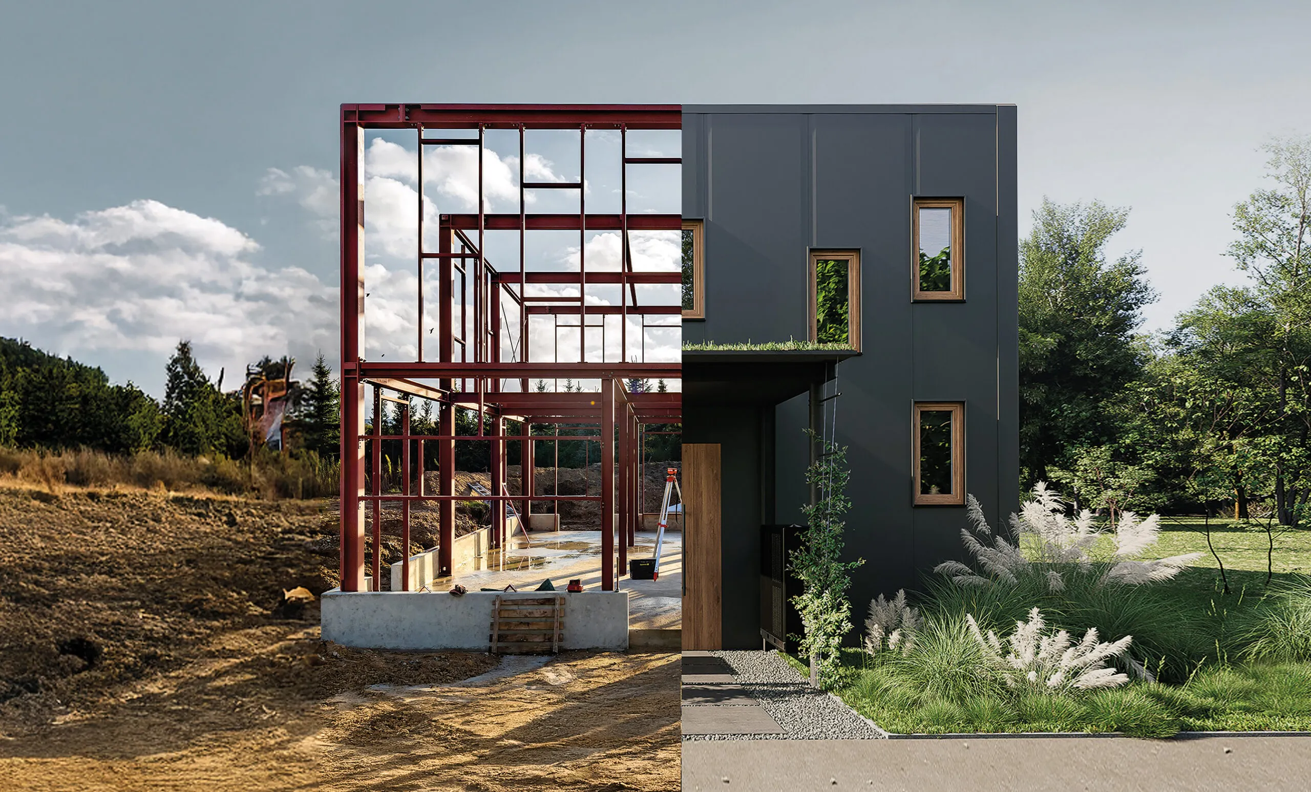 Green Steel Home